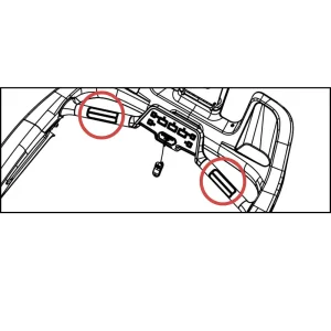 Heart rate assembly (overs, screws, panels)