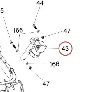 Incline motor (0-16%) (M6070)